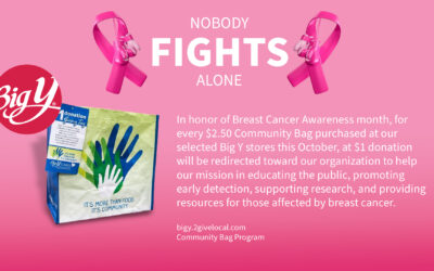 In October, Big Y Supports CHP with Community Bag Program