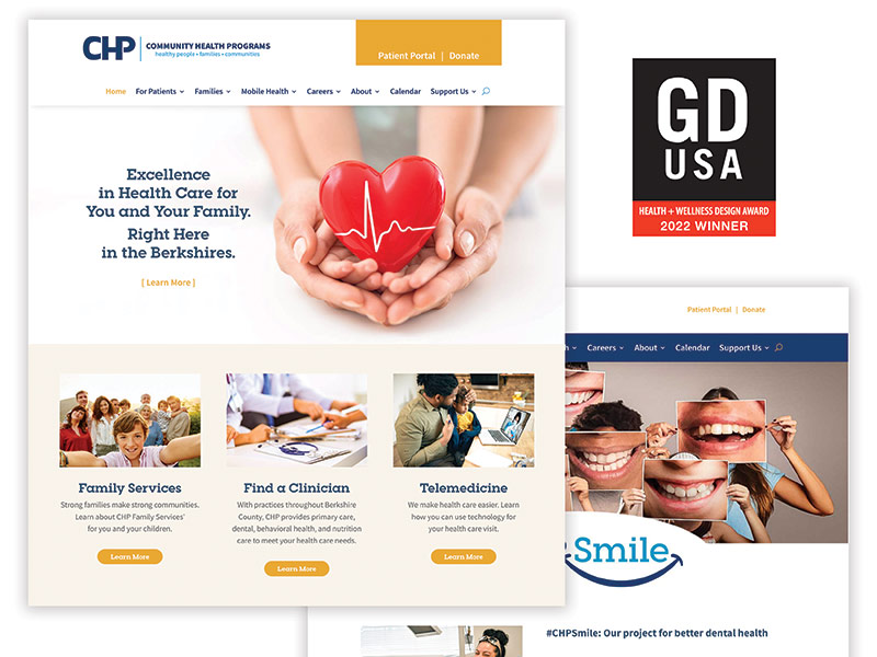 BookMarc Creative of Pittsfield Wins National Award for Community Health Programs’ New Website