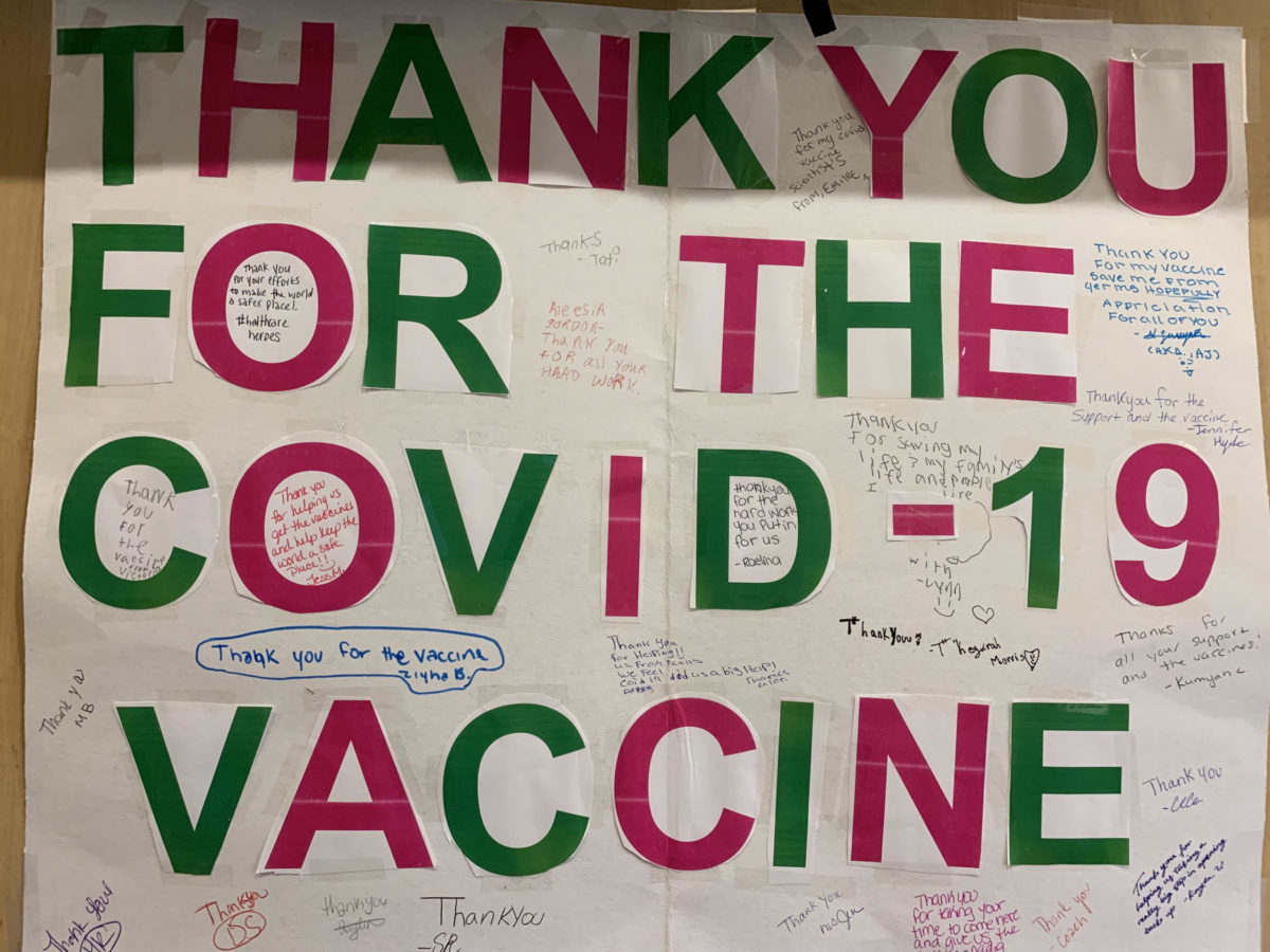 covid thank you poster